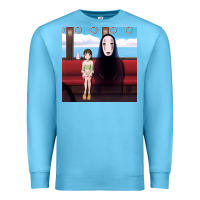Ocean Blue spirited away (3) Premium Sweatshirt - linhVisuals