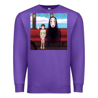 Purple spirited away (3) Premium Sweatshirt - linhVisuals