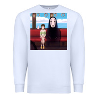 White spirited away (3) Premium Sweatshirt - linhVisuals
