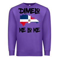 Purple dimelo ke lo ke dominican republic shirt for men woman kids t shirt Premium Sweatshirt - linhVisuals