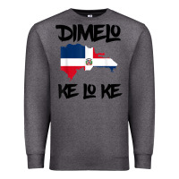 Charcoal Heather dimelo ke lo ke dominican republic shirt for men woman kids t shirt Premium Sweatshirt - linhVisuals