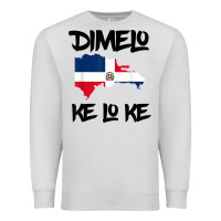 Dove Grey dimelo ke lo ke dominican republic shirt for men woman kids t shirt Premium Sweatshirt - linhVisuals