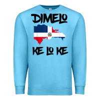 Ocean Blue dimelo ke lo ke dominican republic shirt for men woman kids t shirt Premium Sweatshirt - linhVisuals