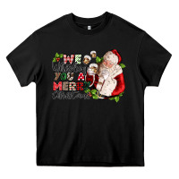 Black we whiskey you a merry christmas Heavy Core Tee - CowGirlArtShop