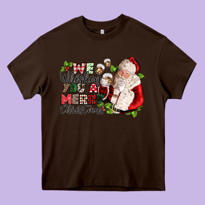 We Whiskey You A Merry Christmas Heavy Core Tee Designed By Cowgirlartshop
