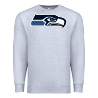 Heather Grey seattle sports Premium Sweatshirt - linhVisuals