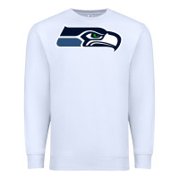 White seattle sports Premium Sweatshirt - linhVisuals