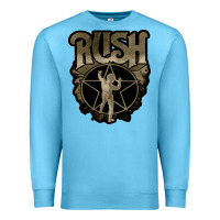 Ocean Blue Rush grey Premium Sweatshirt - linhVisuals