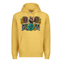 Antique Gold dog mom western Premium Hoodie - RacoonDesign