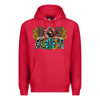 Cardinal dog mom western Premium Hoodie - RacoonDesign