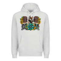 Dove Grey dog mom western Premium Hoodie - RacoonDesign