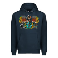 Navy dog mom western Premium Hoodie - RacoonDesign