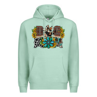 Seafoam dog mom western Premium Hoodie - RacoonDesign