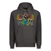 Smoke dog mom western Premium Hoodie - RacoonDesign