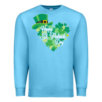 Ocean Blue happy st patricks day funny irish Premium Sweatshirt - linhVisuals