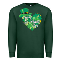 Sports Green happy st patricks day funny irish Premium Sweatshirt - linhVisuals