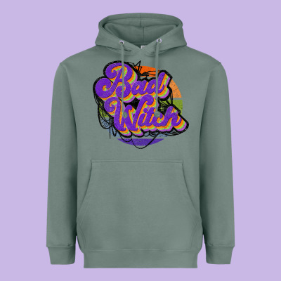 Bad Witch Heavyweight Hoodie Designed By Jahusdesignshop