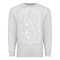 Dove Grey edgar allen poe the raven nevermore t shirt Premium Sweatshirt - linhVisuals