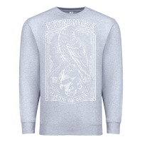 Heather Grey edgar allen poe the raven nevermore t shirt Premium Sweatshirt - linhVisuals