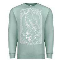 Seafoam edgar allen poe the raven nevermore t shirt Premium Sweatshirt - linhVisuals