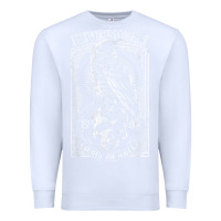 White edgar allen poe the raven nevermore t shirt Premium Sweatshirt - linhVisuals