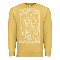 Antique Gold edgar allen poe the raven nevermore t shirt Premium Sweatshirt - linhVisuals