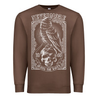 Chestnut edgar allen poe the raven nevermore t shirt Premium Sweatshirt - linhVisuals