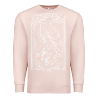 Pale Pink edgar allen poe the raven nevermore t shirt Premium Sweatshirt - linhVisuals