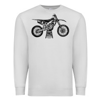Dove Grey YZ450F Eli Tomac Motorcycles Premium Sweatshirt - linhVisuals