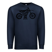 Navy YZ450F Eli Tomac Motorcycles Premium Sweatshirt - linhVisuals
