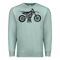 Seafoam YZ450F Eli Tomac Motorcycles Premium Sweatshirt - linhVisuals