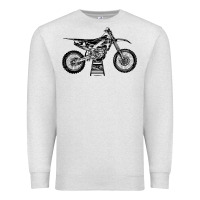 Oatmeal Heather YZ450F Eli Tomac Motorcycles Premium Sweatshirt - linhVisuals