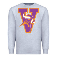 Heather Grey missouri valley college vikings vectorized Premium Sweatshirt - linhVisuals