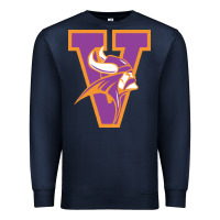 Navy missouri valley college vikings vectorized Premium Sweatshirt - linhVisuals