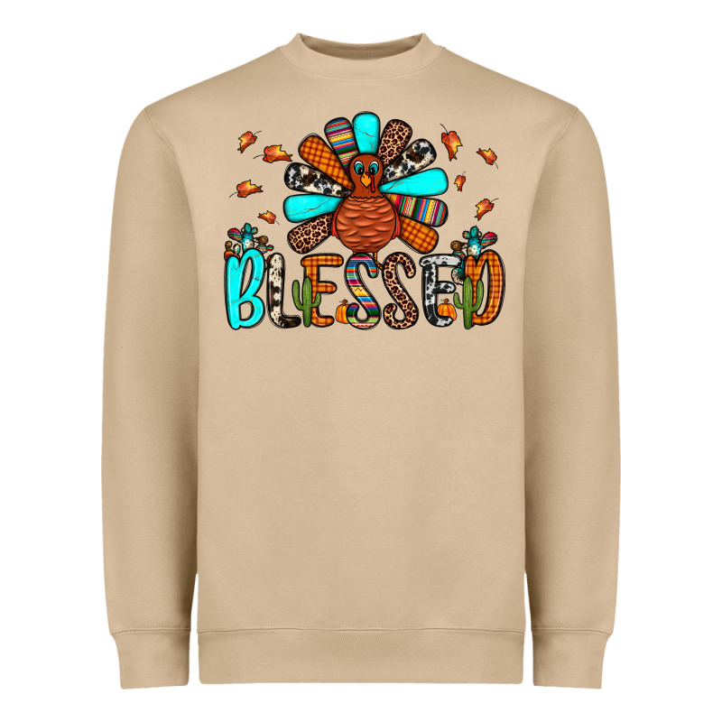 Blessed Turkey Heavyweight Sweatshirt by JahusDesignShop | Teevron