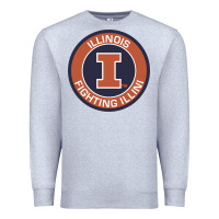 Heather Grey illinois fighting illini Premium Sweatshirt - linhVisuals