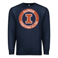 Navy illinois fighting illini Premium Sweatshirt - linhVisuals