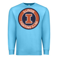 Ocean Blue illinois fighting illini Premium Sweatshirt - linhVisuals