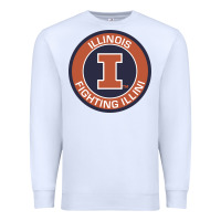 White illinois fighting illini Premium Sweatshirt - linhVisuals