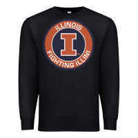 Black illinois fighting illini Premium Sweatshirt - linhVisuals