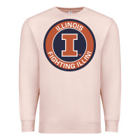 Pale Pink illinois fighting illini Premium Sweatshirt - linhVisuals