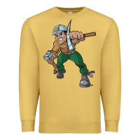 Antique Gold montana technological university orediggers vectorized Premium Sweatshirt - linhVisuals