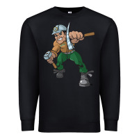 Black montana technological university orediggers vectorized Premium Sweatshirt - linhVisuals