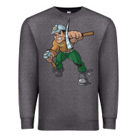 Charcoal Heather montana technological university orediggers vectorized Premium Sweatshirt - linhVisuals