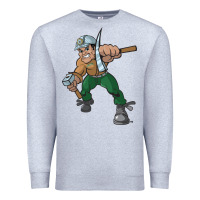 Heather Grey montana technological university orediggers vectorized Premium Sweatshirt - linhVisuals
