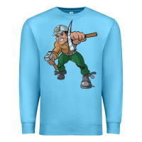 Ocean Blue montana technological university orediggers vectorized Premium Sweatshirt - linhVisuals