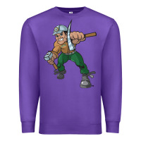 Purple montana technological university orediggers vectorized Premium Sweatshirt - linhVisuals