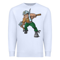 White montana technological university orediggers vectorized Premium Sweatshirt - linhVisuals