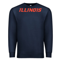 Navy illinois fighting illini Premium Sweatshirt - linhVisuals