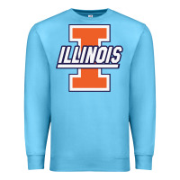 Ocean Blue illinois fighting illini Premium Sweatshirt - linhVisuals